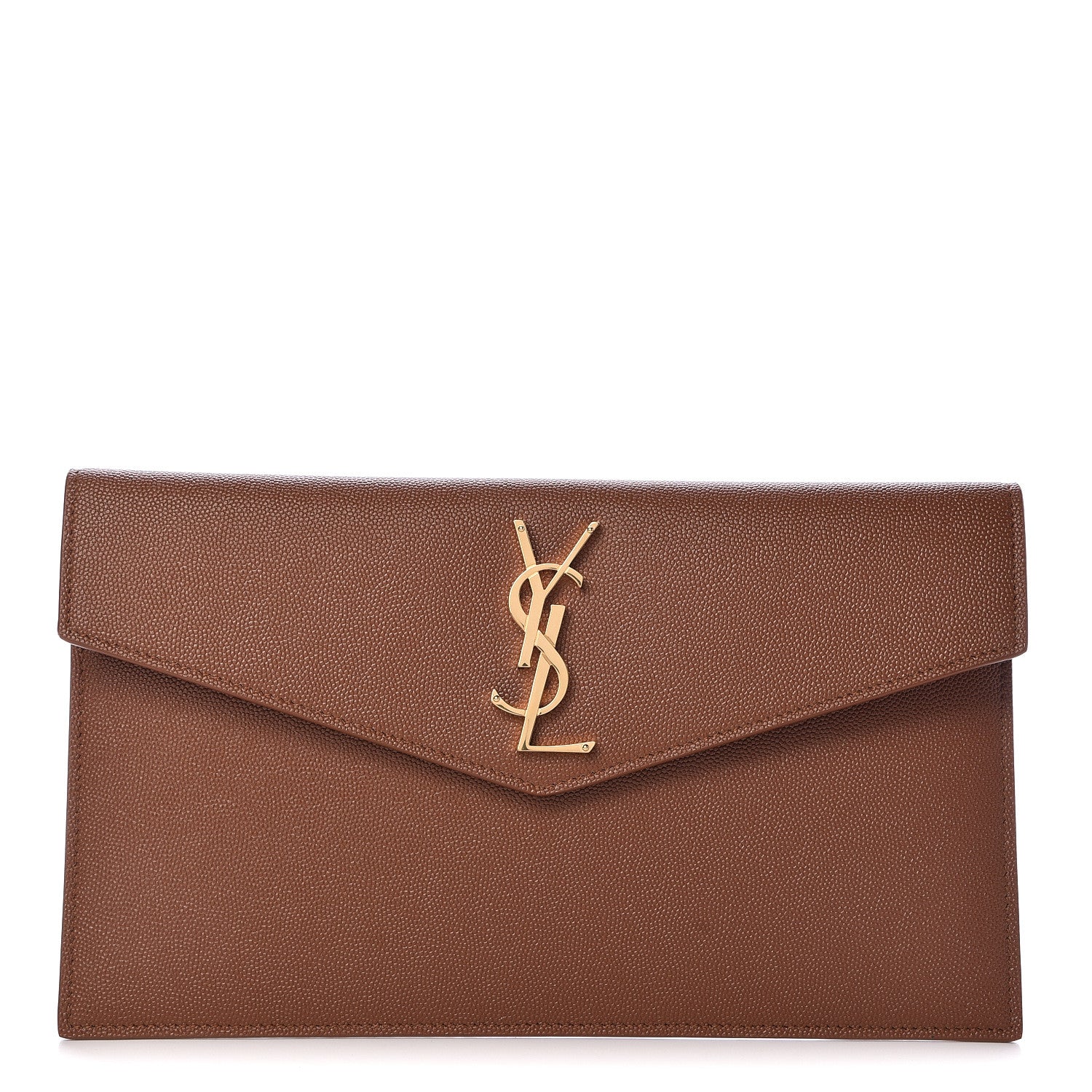 Saint Laurent Grain De Poudre Uptown Pouch Brick 1 of 7