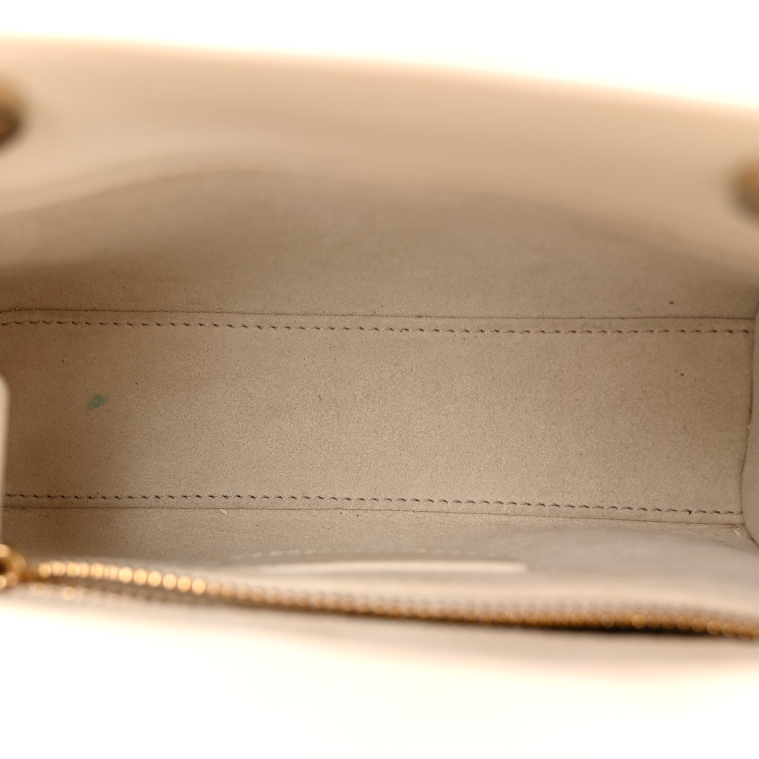 Christian Dior Lambskin Cannage Mini Lady Dior Latte 5 of 10