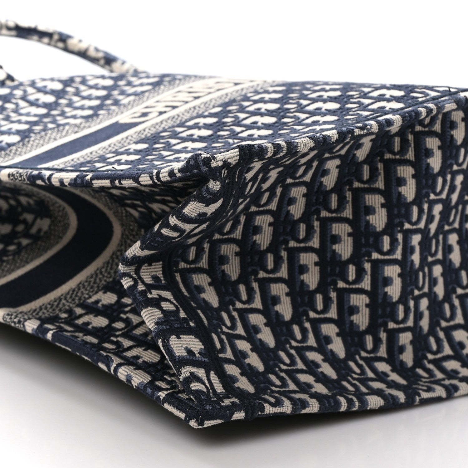 Christian Dior CHRISTIAN DIOR Oblique Large Book Tote Blue Multicolor 9 of 11