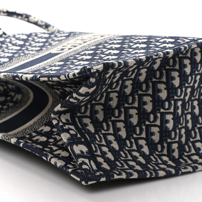 Christian Dior CHRISTIAN DIOR Oblique Large Book Tote Blue Multicolor 9 of 11