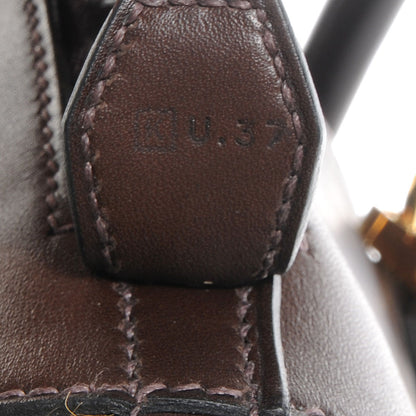 Hermes Pony Hair Bolide 35 Tabac Camel and Ebene 8 of 8