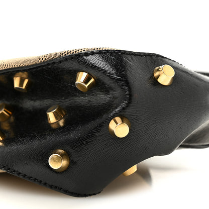 Fendi Zucca Shadow Shoulder Bag Black 10 of 12