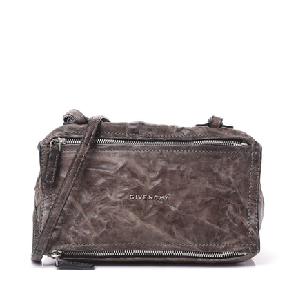 Givenchy Tumbled Sheepskin Mini Pandora Charcoal 1 of 16