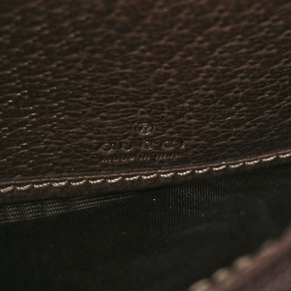 Gucci GG Supreme Monogram Web Ophidia Wallet On Chain Brown 7 of 11