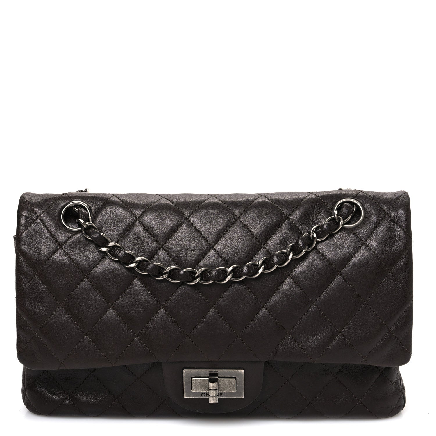 Chanel Lambskin Quilted Medium Hybrid Reissue Flap Brown 1 of 13