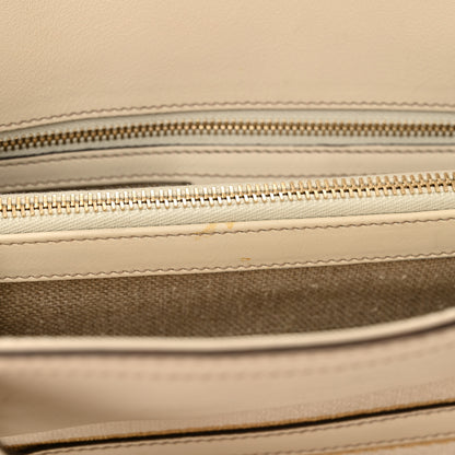 Gucci Calfskin Shoulder Bag Ivory 11 of 12