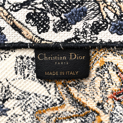 Christian Dior Canvas Embroidered Large Dioriviera Toile De Jouy Book Tote Multicolor 6 of 12