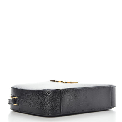 Saint Laurent Grain De Poudre Medium Classic Monogram Camera Bag Black 4 of 7