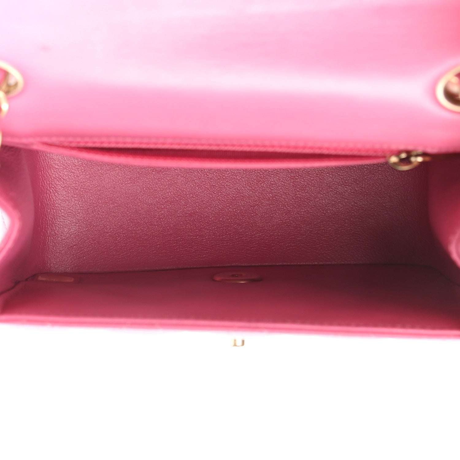 Chanel Lambskin Quilted Mini Square Flap Pink 5 of 12
