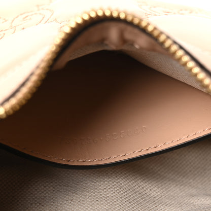Gucci Calfskin GG Matelasse Mini Hobo Shoulder Bag Perfect Pink Natural 7 of 10