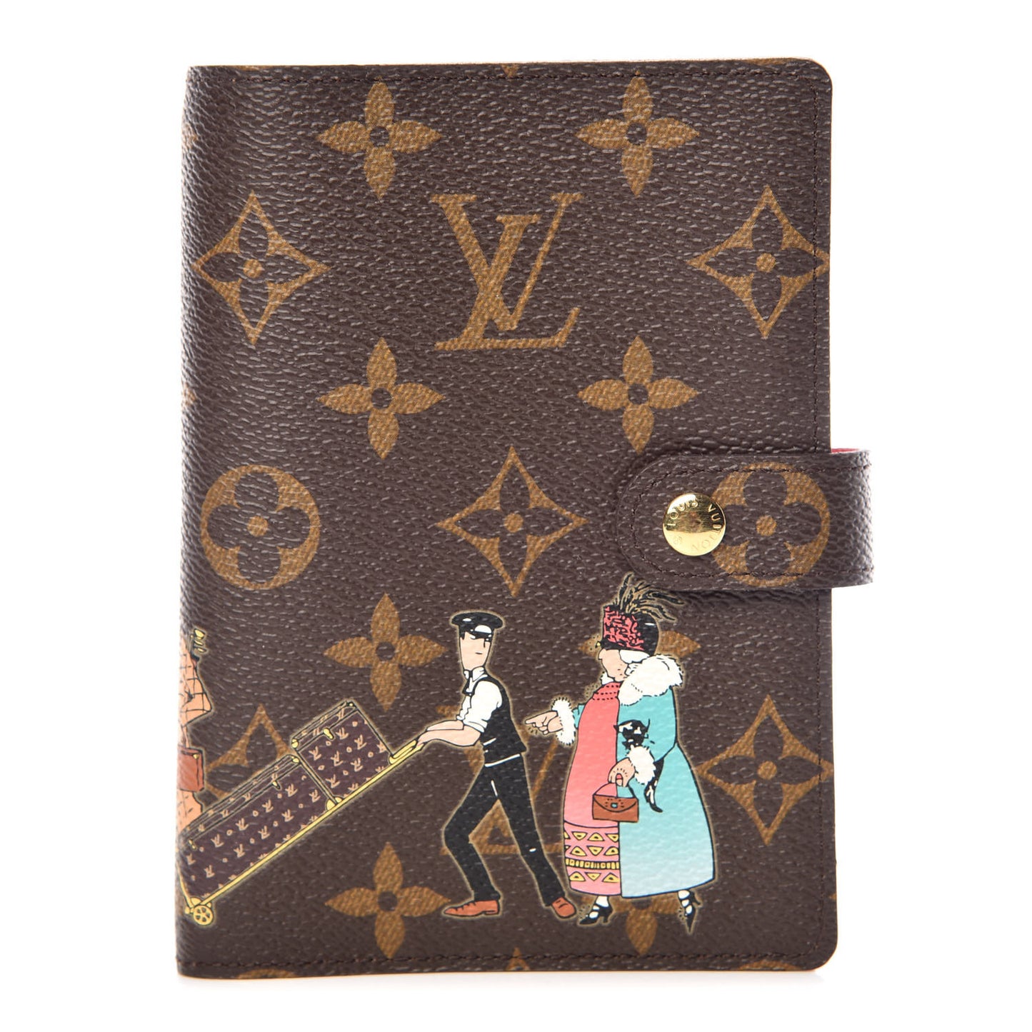 Monogram Illustre Small Ring Agenda Rose