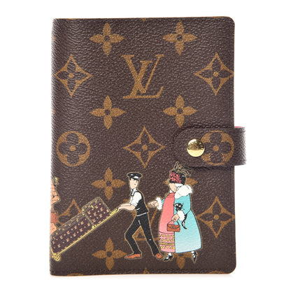 Louis Vuitton Monogram Illustre Small Ring Agenda Rose 1 of 10