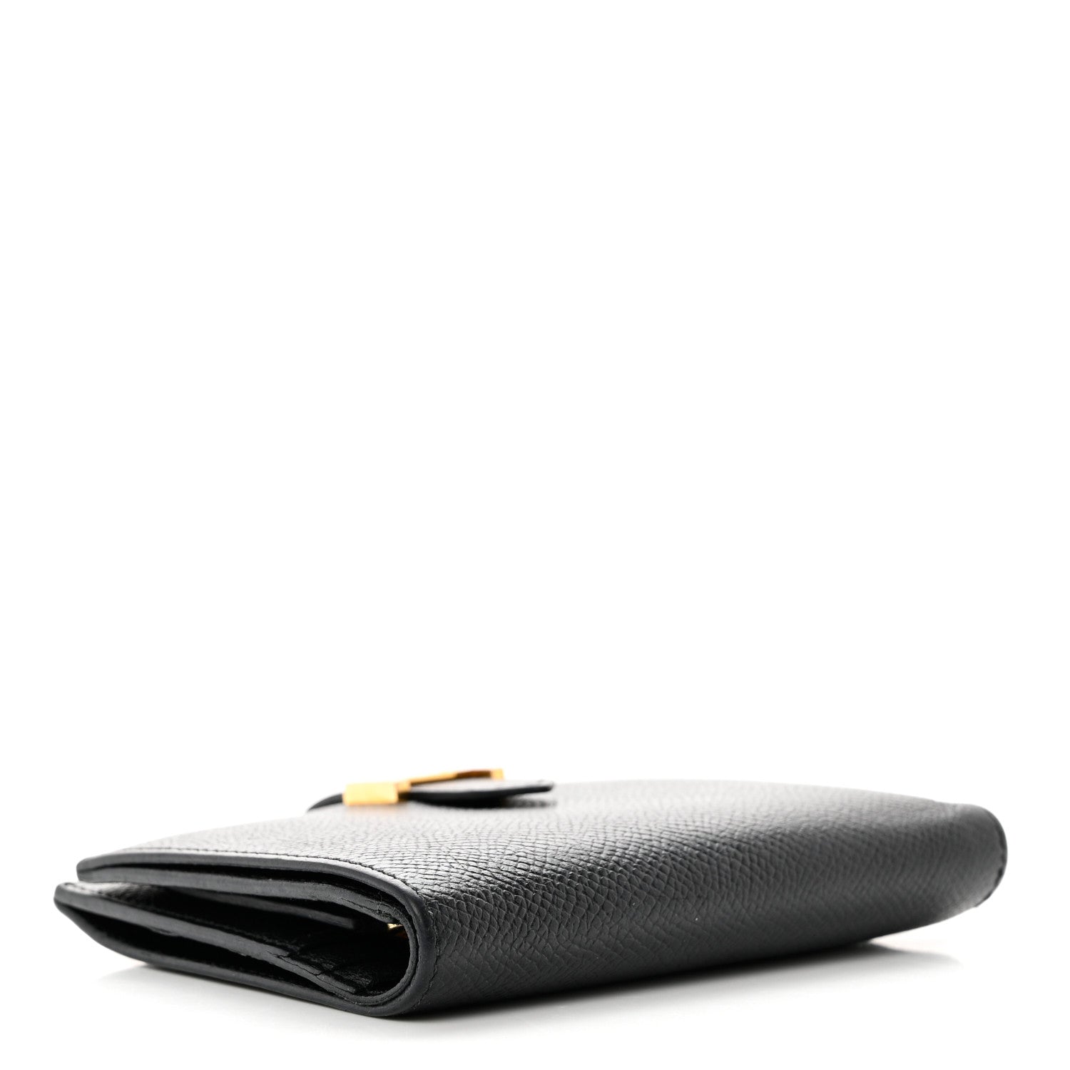 Hermes Epsom Bearn Compact Wallet Black 4 of 8