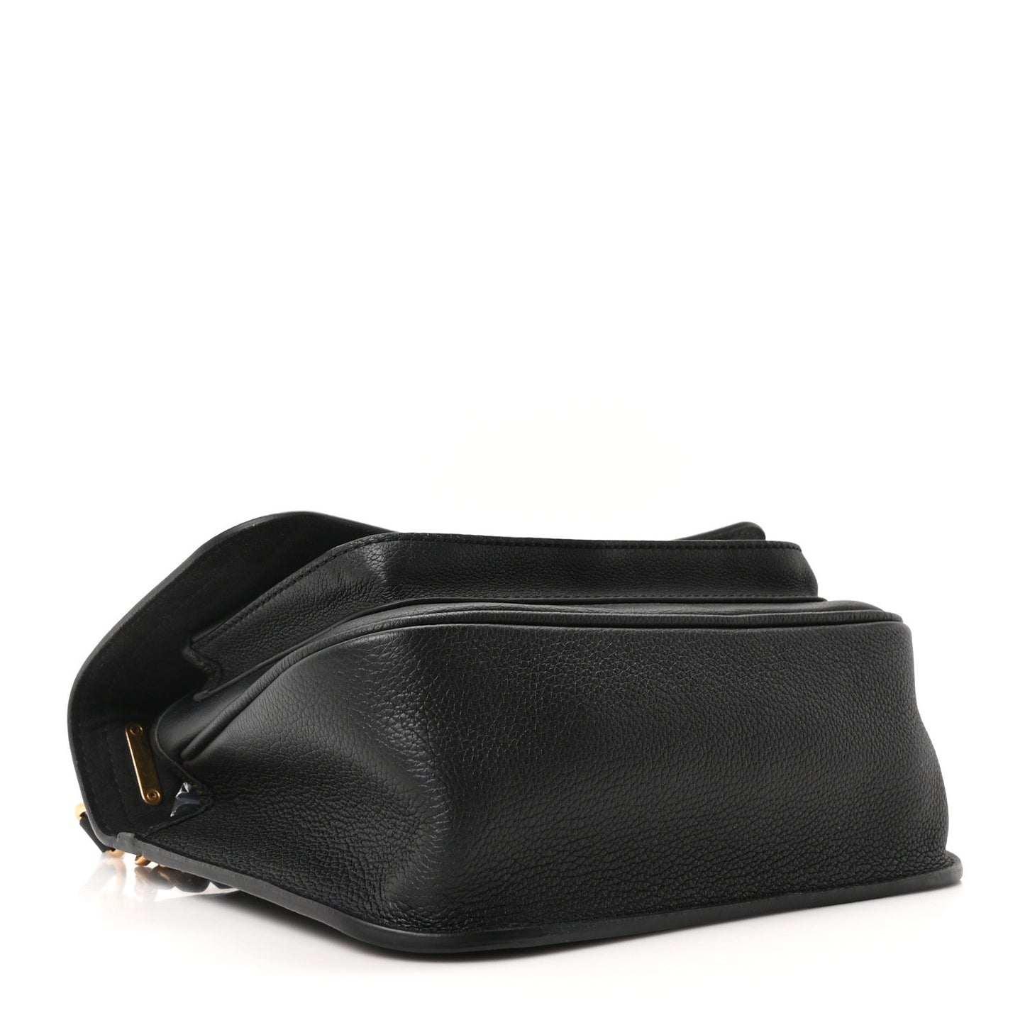 Grained Calfskin Lockme Chain Bag PM Black