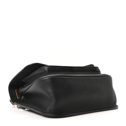 Louis Vuitton Grained Calfskin Lockme Chain Bag PM Black 4 of 10