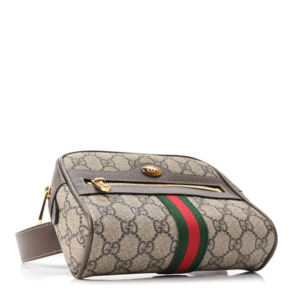 Gucci GG Supreme Monogram Web Small Ophidia Belt Bag 95 38 Dark Brown 4 of 10