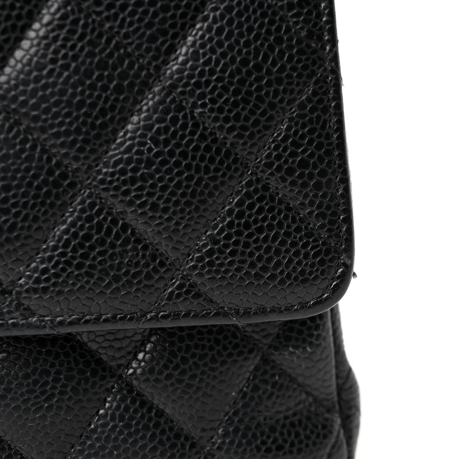 Chanel Caviar Quilted Medium Double Flap Black 12 of 13