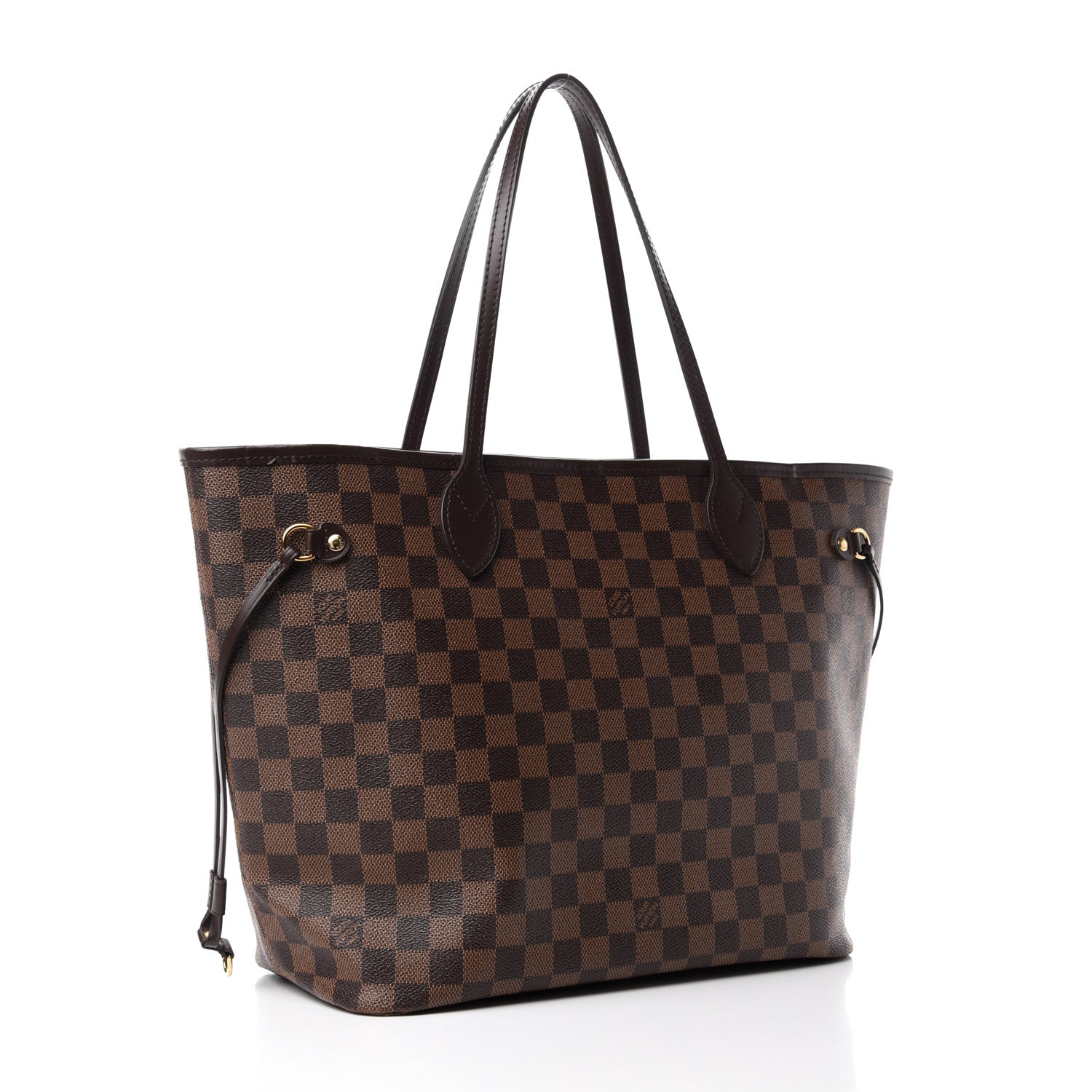 Louis Vuitton Damier Ebene Neo Neverfull MM Rose Ballerine 3 of 11