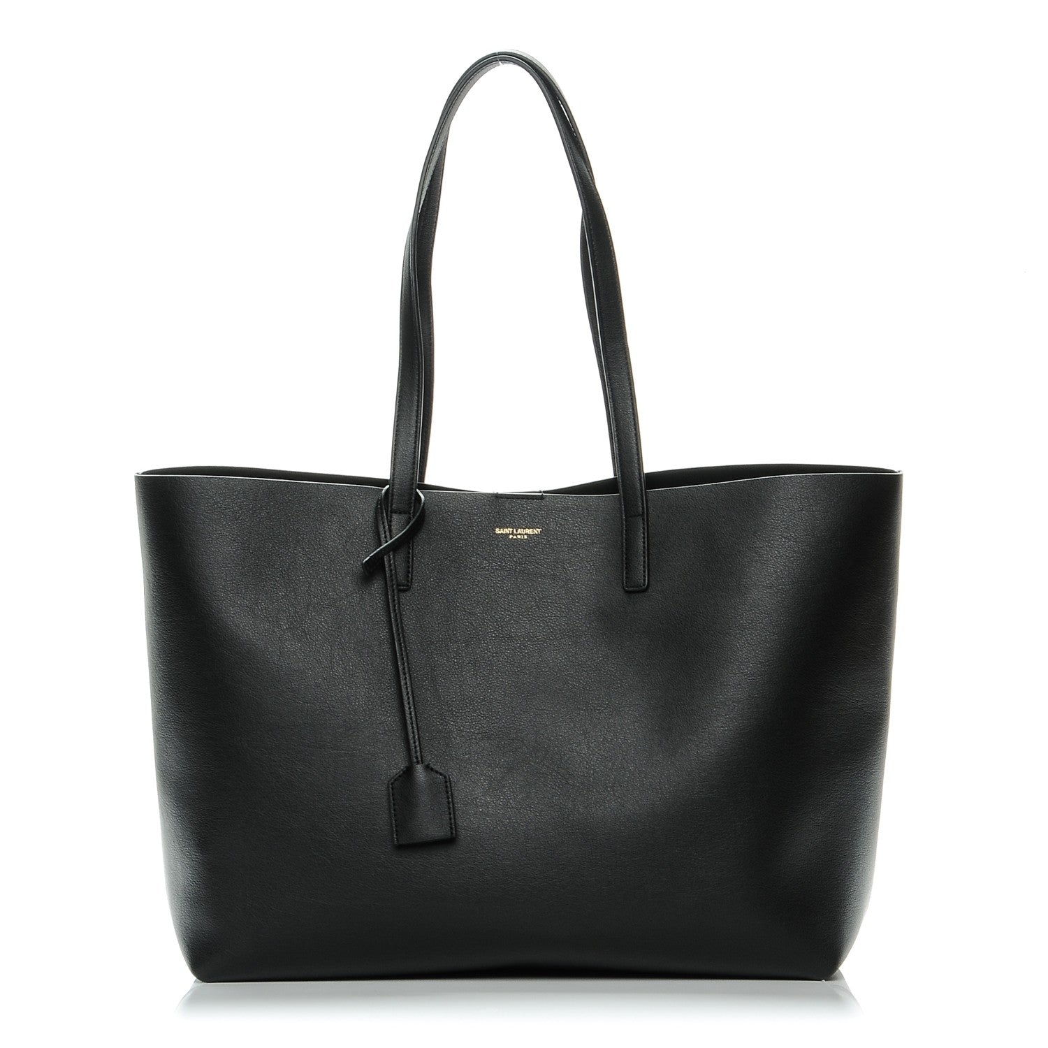 Saint Laurent Calfskin Large Shopping Tote Black 1 of 11