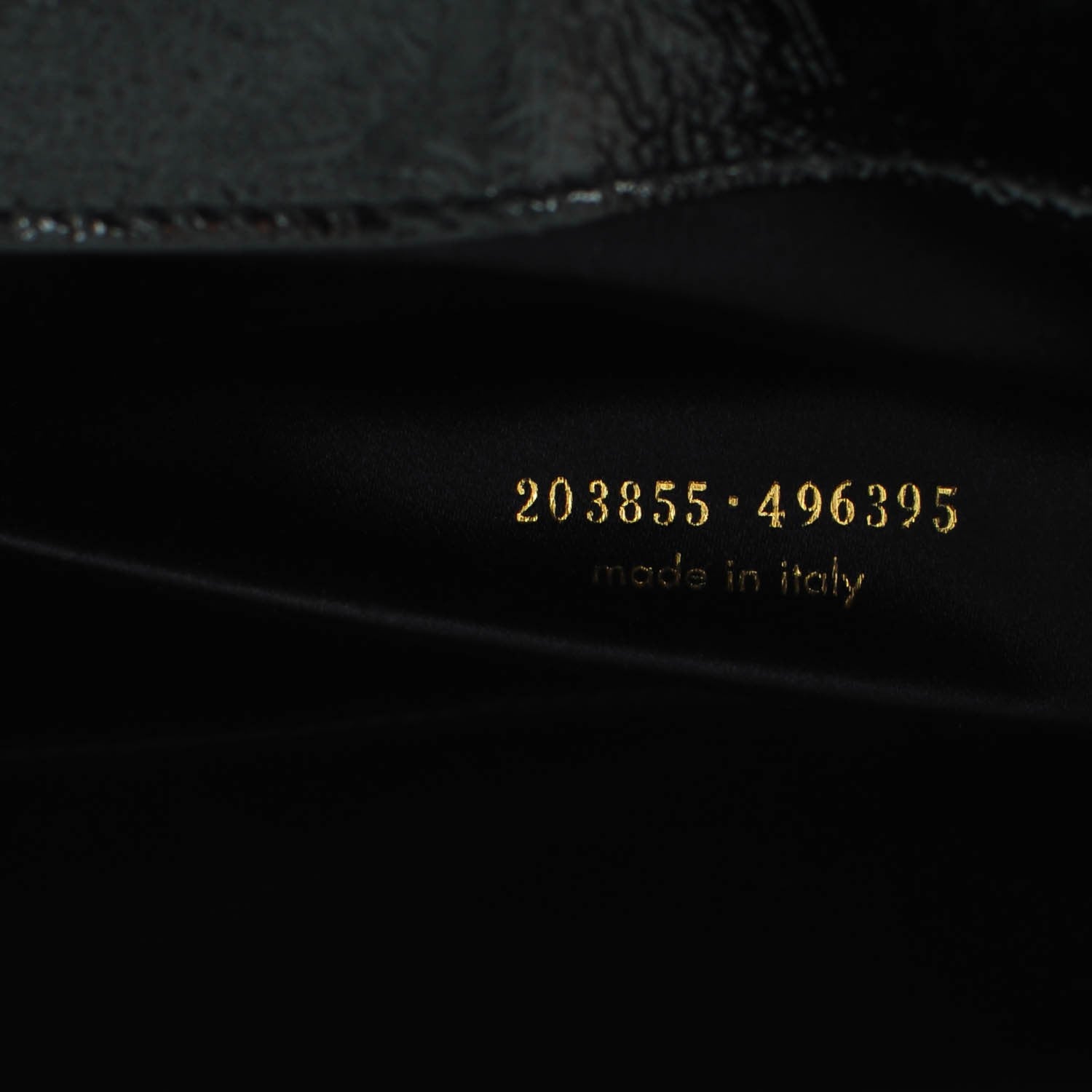 Saint Laurent Textured Patent Monogram Large Belle De Jour Clutch Black 7 of 7