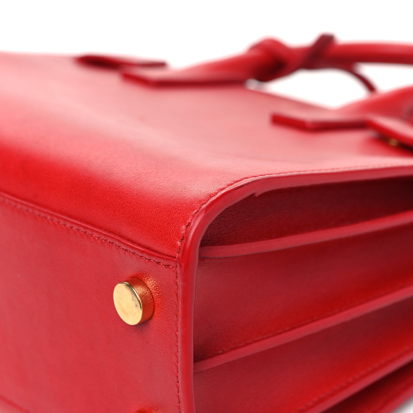 Calfskin Nano Sac De Jour Lipstick Red