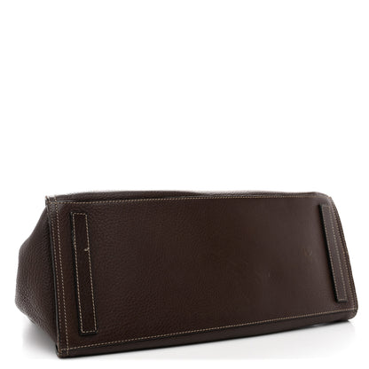 Prada Vitello Daino Frame Shoulder Bag Brown 4 of 15
