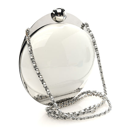 Chanel Resin CC Over The Moon Minaudiere White 3 of 9