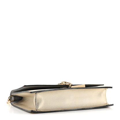 Valentino Garavani VALENTINO GARAVANI Metallic Nappa Small VCase Bag Platinum 4 of 12