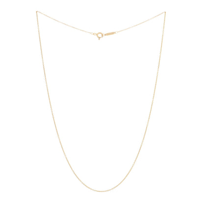 Tiffany 18K Yellow Gold Chain Necklace 16" 3 of 5