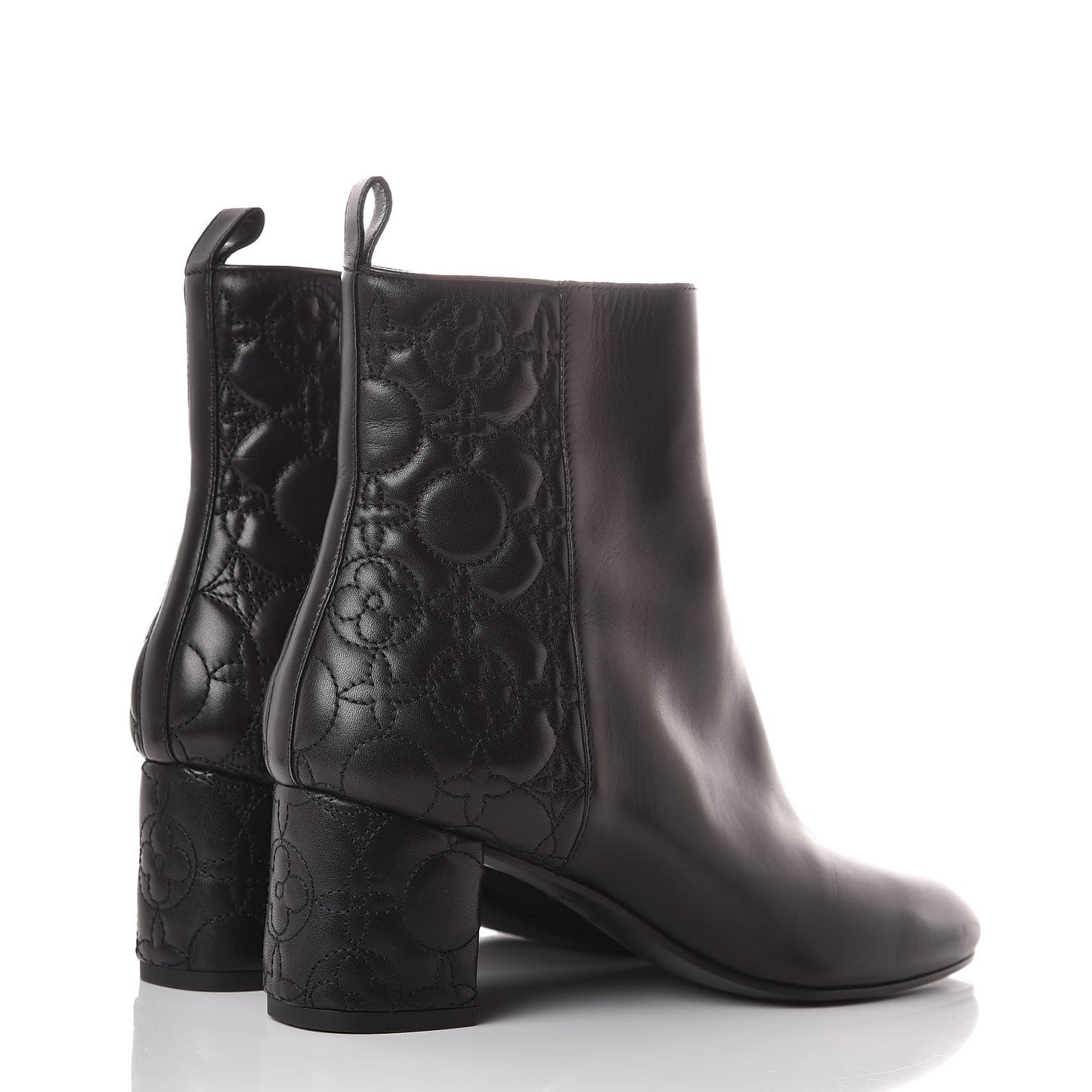 Lambskin Upstage Ankle Boots 40 Black
