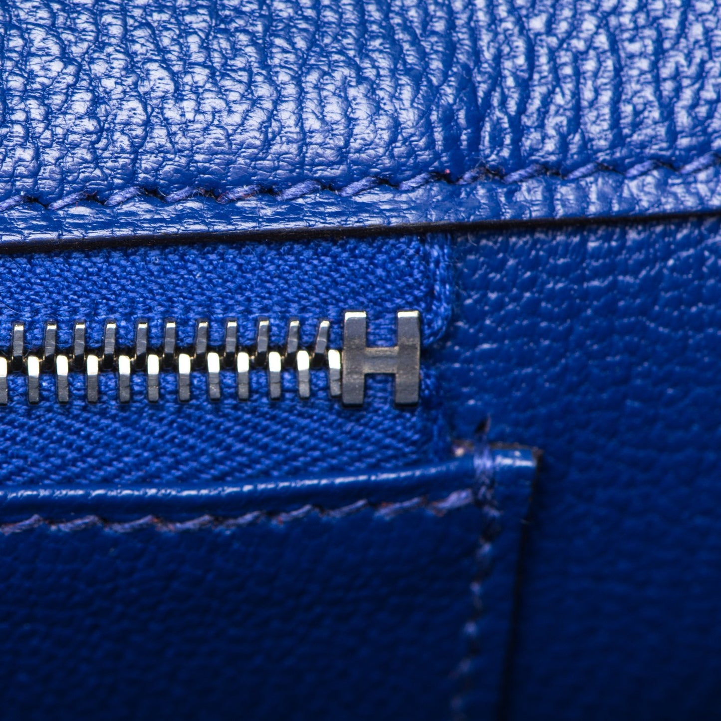 Epsom Birkin 35 Bleu Electrique
