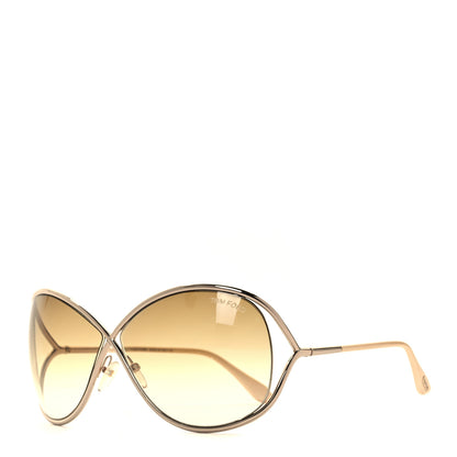 Tom Ford Miranda Crossover Sunglasses TF130 Gold 1 of 8