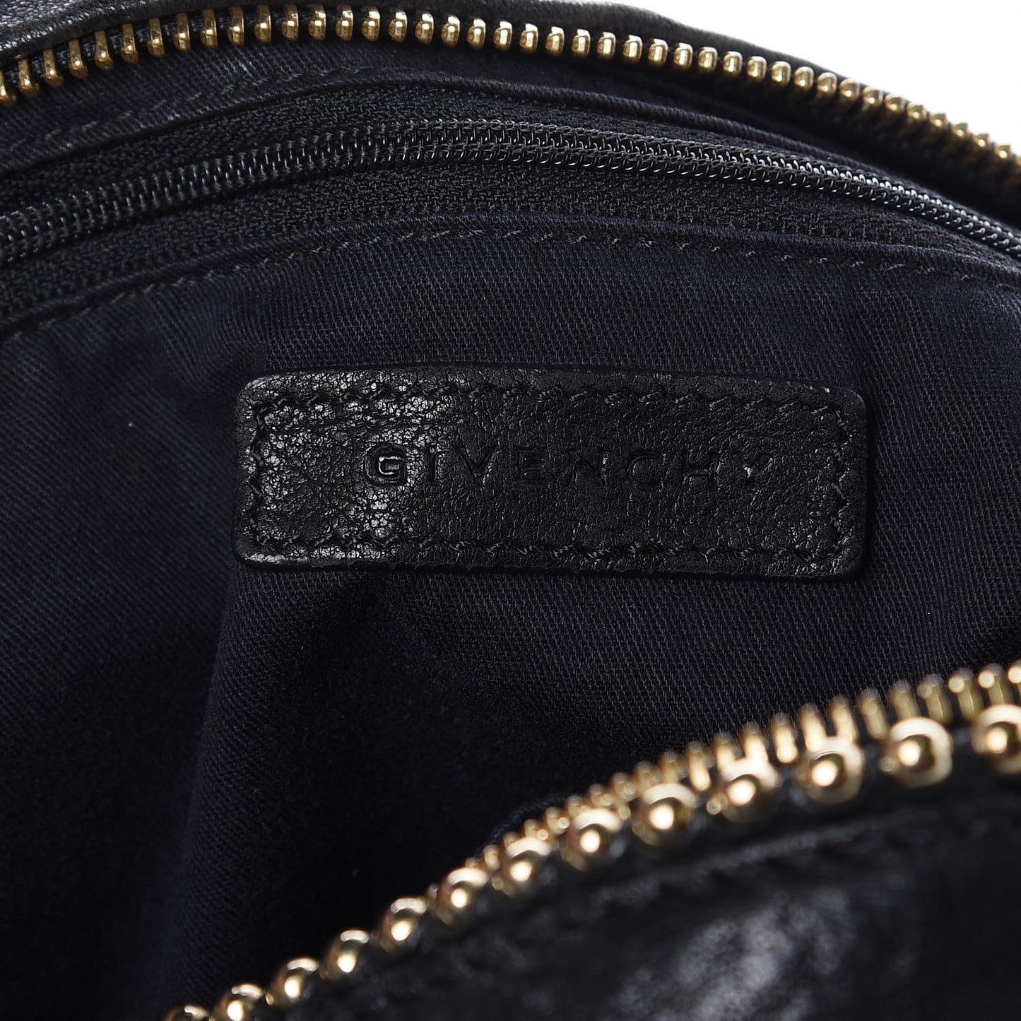 Washed Lambskin Large Studded Pandora Black