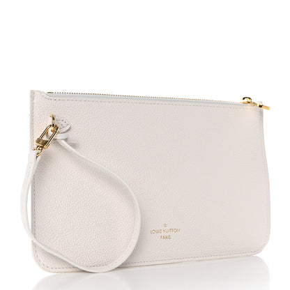 Louis Vuitton Empreinte Monogram Spring In The City Neverfull Pochette MM Kaki Beige Cream 3 of 7