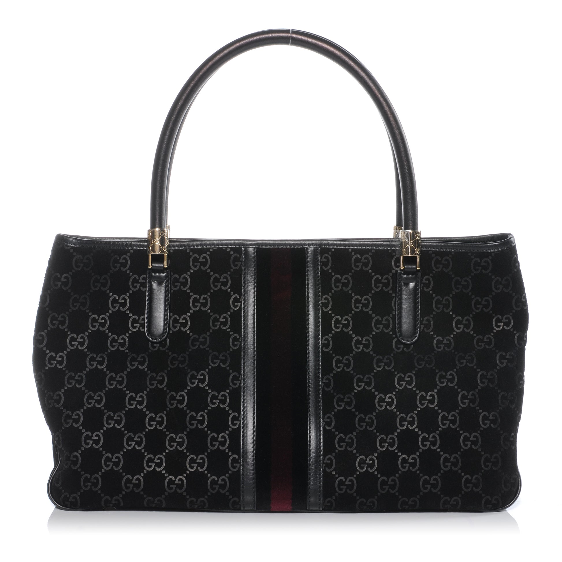 Gucci Guccissima Suede Tote Black 1 of 8