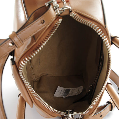 Givenchy Shiny Lord Calfskin Mini Antigona Dark Beige 5 of 7