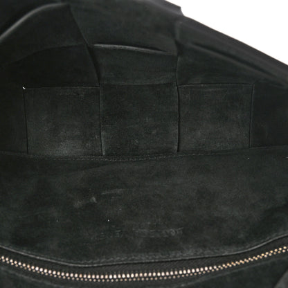 Bottega Veneta Metallic Crushed Calfskin Maxi Intrecciato Cassette Crossbody Bag Anchor 6 of 11