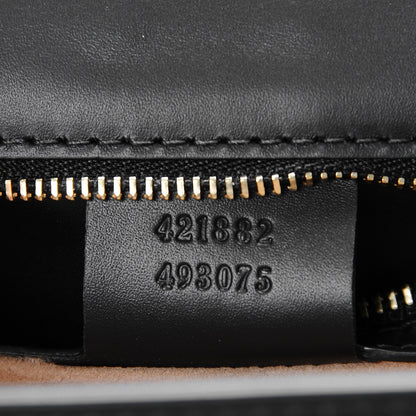 Gucci Calfskin Small Sylvie Shoulder Bag Black 9 of 10