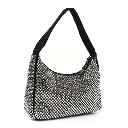 Prada Satin Crystal Mini Re-Edition 2000 Bag Cristal 3 of 8