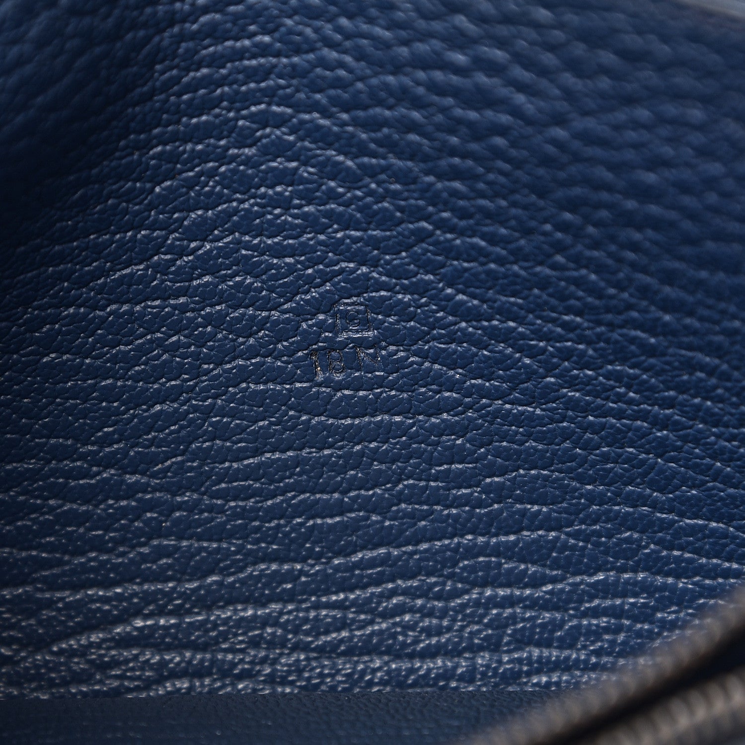 Hermes Chevre Mysore Dogon Duo Wallet Bleu De Prusse 6 of 10