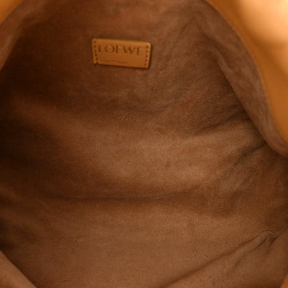 Loewe Mellow Nappa Donut Medium Chain Flamenco Knot Clutch Sahara 5 of 10