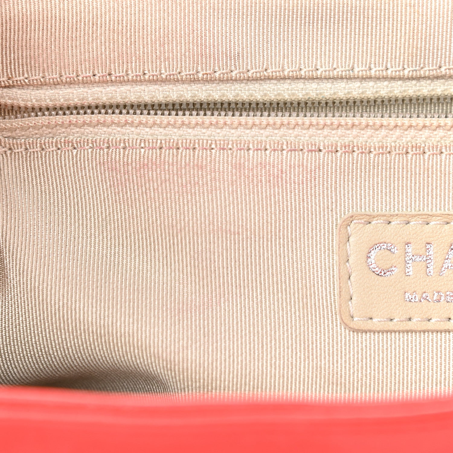 Chanel Washed Lambskin Medium Chain Around Messenger Red 10 of 10