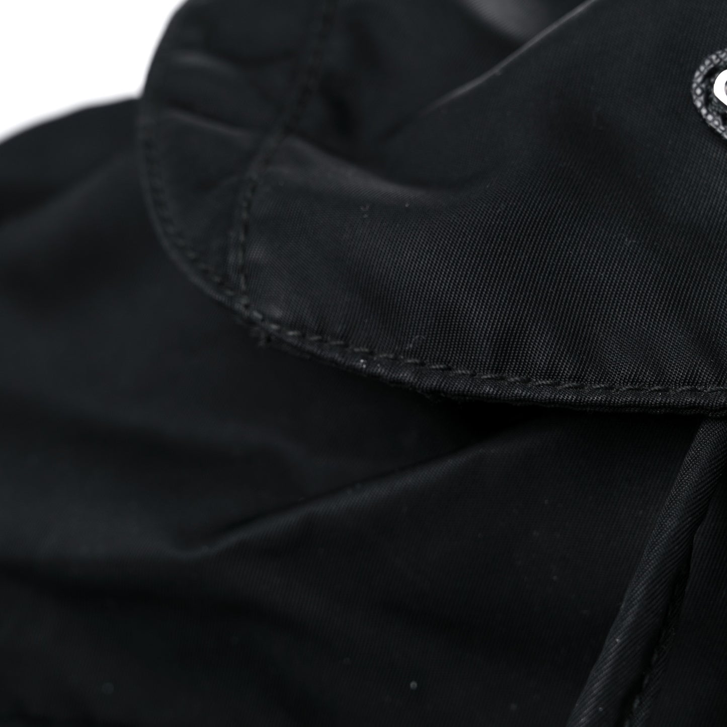 Tessuto Nylon Saffiano Medium Backpack Black