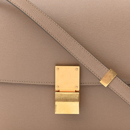 Celine Liege Calfskin Medium Classic Box Flap Bag Taupe 7 of 9