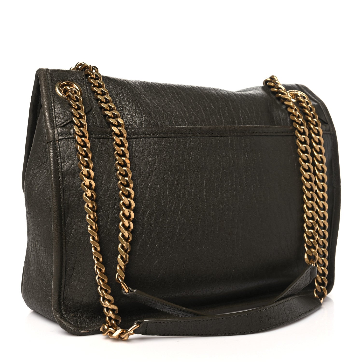 Saint Laurent Grained Lambskin Monogram Medium Niki Chain Satchel Light Musk 3 of 13