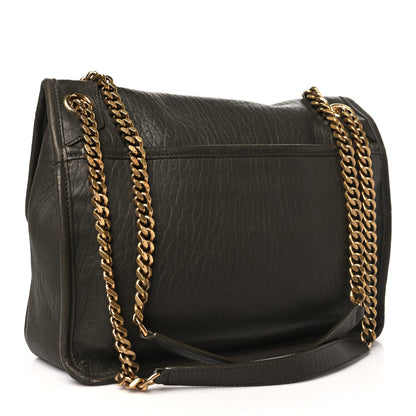 Saint Laurent Grained Lambskin Monogram Medium Niki Chain Satchel Light Musk 3 of 13