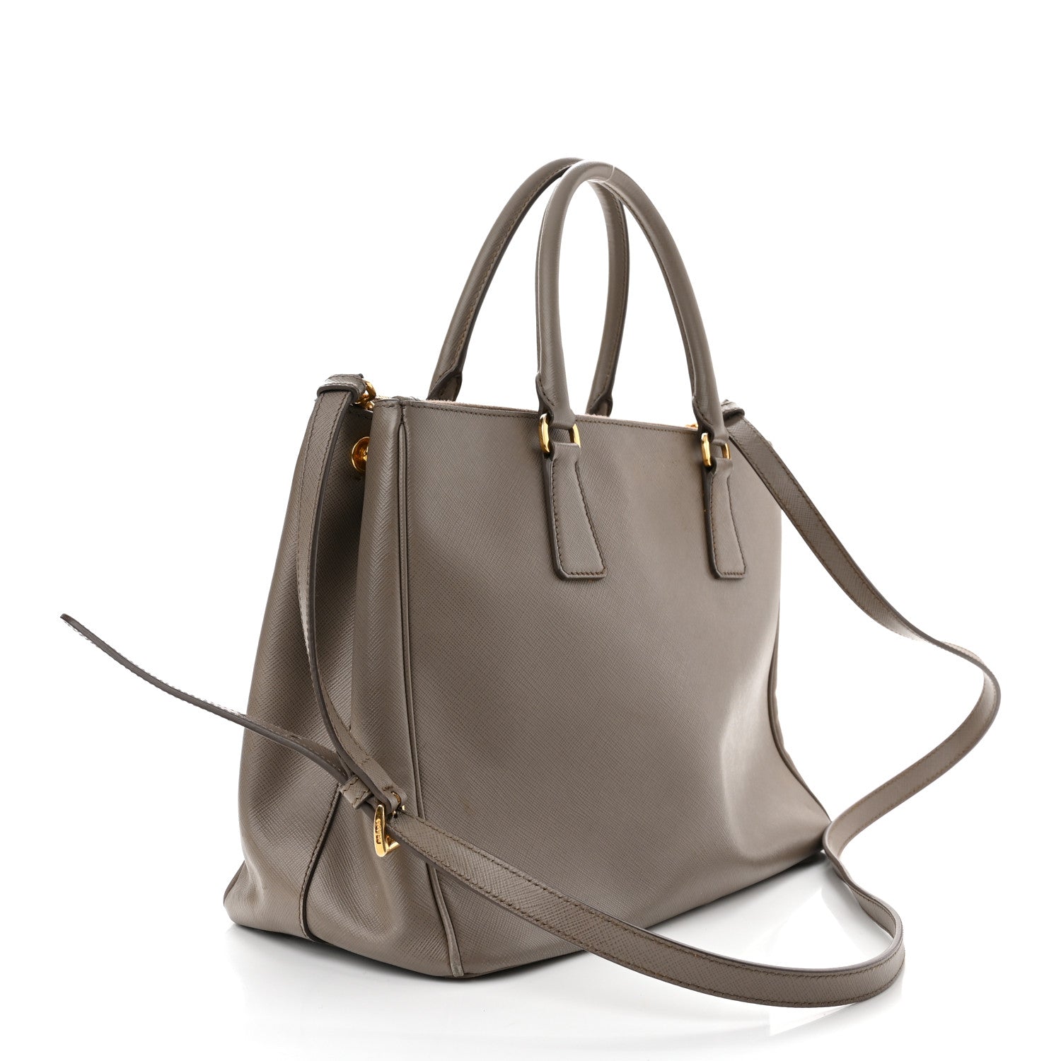 Prada Saffiano Medium Galleria Double Zip Tote Argilla 3 of 12