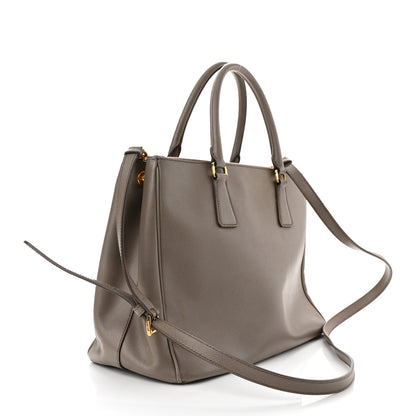 Prada Saffiano Medium Galleria Double Zip Tote Argilla 3 of 12