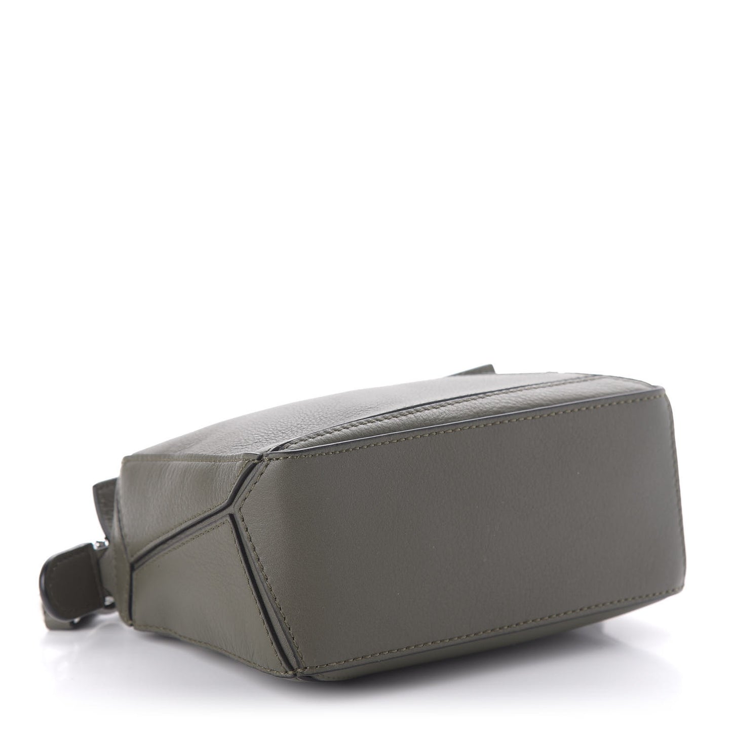 Calfskin Mini Puzzle Bag Khaki Green