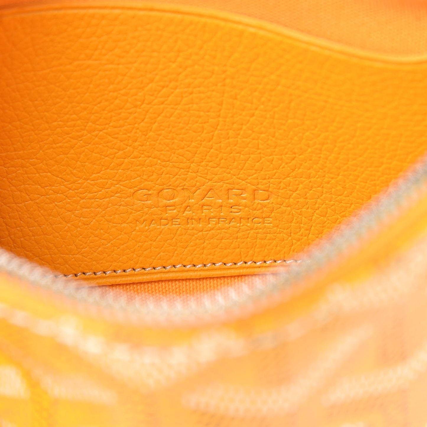 Goyardine Mini Senat Pochette Yellow